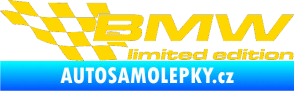 Samolepka BMW limited edition levá jasně žlutá