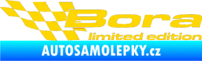 Samolepka Bora limited edition levá jasně žlutá