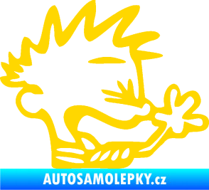 Samolepka Boy tůdle nůdle pravá jasně žlutá