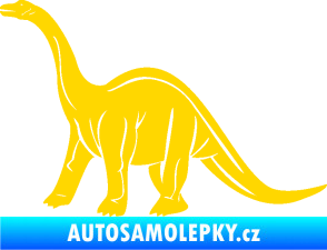 Samolepka Brachiosaurus 003 levá jasně žlutá