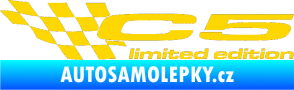 Samolepka C5 limited edition levá jasně žlutá