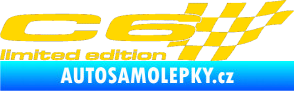 Samolepka C6 limited edition pravá jasně žlutá