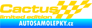 Samolepka Cactus limited edition pravá jasně žlutá