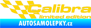 Samolepka Calibra limited edition levá jasně žlutá