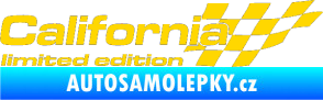 Samolepka California limited edition pravá jasně žlutá