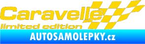 Samolepka Caravelle limited edition pravá jasně žlutá