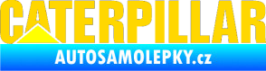 Samolepka Caterpillar - barevný jasně žlutá