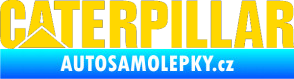 Samolepka Caterpillar - jedna barva jasně žlutá