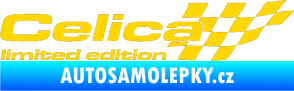 Samolepka Celica limited edition pravá jasně žlutá