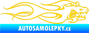 Samolepka Chapadelnik pravá jasně žlutá