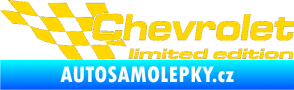Samolepka Chevrolet limited edition levá jasně žlutá
