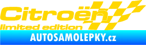 Samolepka Citroen limited edition pravá jasně žlutá