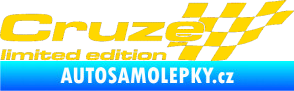 Samolepka Cruze limited edition pravá jasně žlutá