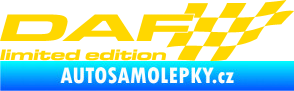 Samolepka DAF limited edition pravá jasně žlutá