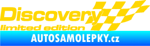 Samolepka Discovery limited edition pravá jasně žlutá