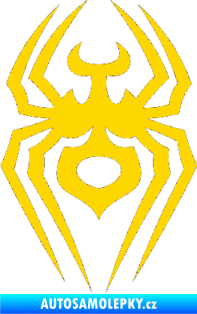 Samolepka Pavouk 008 jasně žlutá