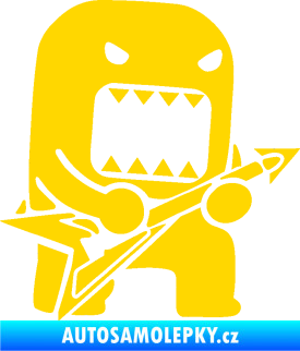 Samolepka Domo 003 pravá rocker jasně žlutá