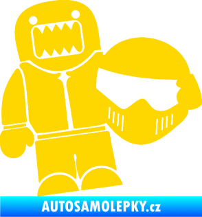 Samolepka Domo 014 pravá Stig jasně žlutá
