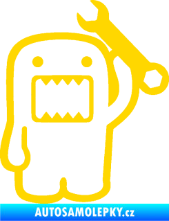 Samolepka Domo 022 pravá mechanik jasně žlutá