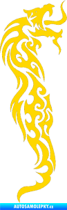 Samolepka Dragon 023 pravá jasně žlutá