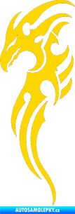 Samolepka Dragon 024 levá jasně žlutá