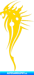 Samolepka Dragon 026 levá jasně žlutá
