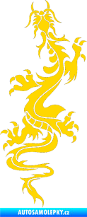 Samolepka Dragon 028 levá jasně žlutá