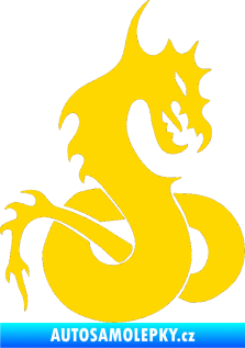 Samolepka Dragon 031 pravá jasně žlutá