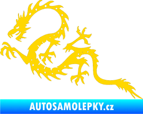 Samolepka Dragon 037 levá jasně žlutá