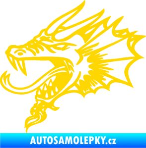 Samolepka Dragon 046 levá jasně žlutá