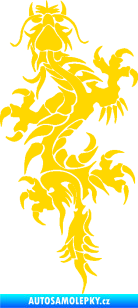 Samolepka Dragon 050 levá jasně žlutá