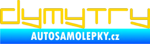 Samolepka Dymytry 002 jasně žlutá