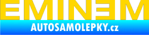 Samolepka Eminem jasně žlutá