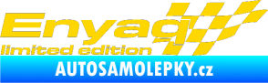 Samolepka Enyaq limited edition pravá jasně žlutá