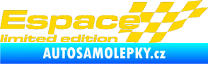 Samolepka Espace limited edition pravá jasně žlutá