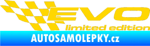 Samolepka Evo limited edition levá jasně žlutá