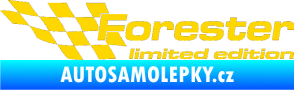 Samolepka Forester limited edition levá jasně žlutá