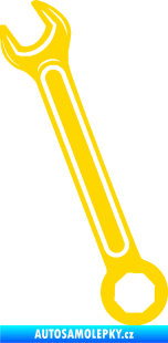 Samolepka Francouzský klíč levá jasně žlutá