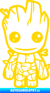 Samolepka Groot 002 pravá baby jasně žlutá