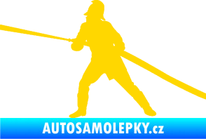 Samolepka Hasič 009 levá jasně žlutá