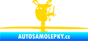 Samolepka Helikoptéra model 001 levá jasně žlutá