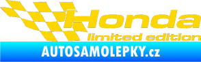 Samolepka Honda limited edition levá jasně žlutá