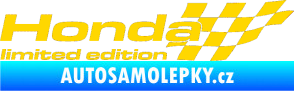 Samolepka Honda limited edition pravá jasně žlutá