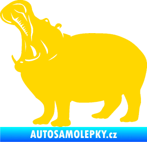 Samolepka Hroch 002 levá jasně žlutá