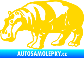 Samolepka Hroch 003 levá jasně žlutá