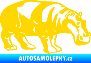 Samolepka Hroch 003 pravá jasně žlutá