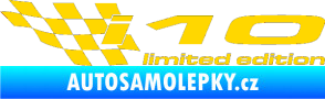 Samolepka i10 limited edition levá jasně žlutá