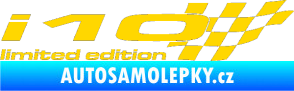 Samolepka i10 limited edition pravá jasně žlutá