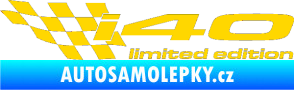 Samolepka i40 limited edition levá jasně žlutá