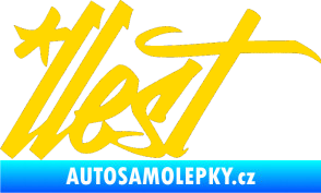 Samolepka Illest 002 jasně žlutá